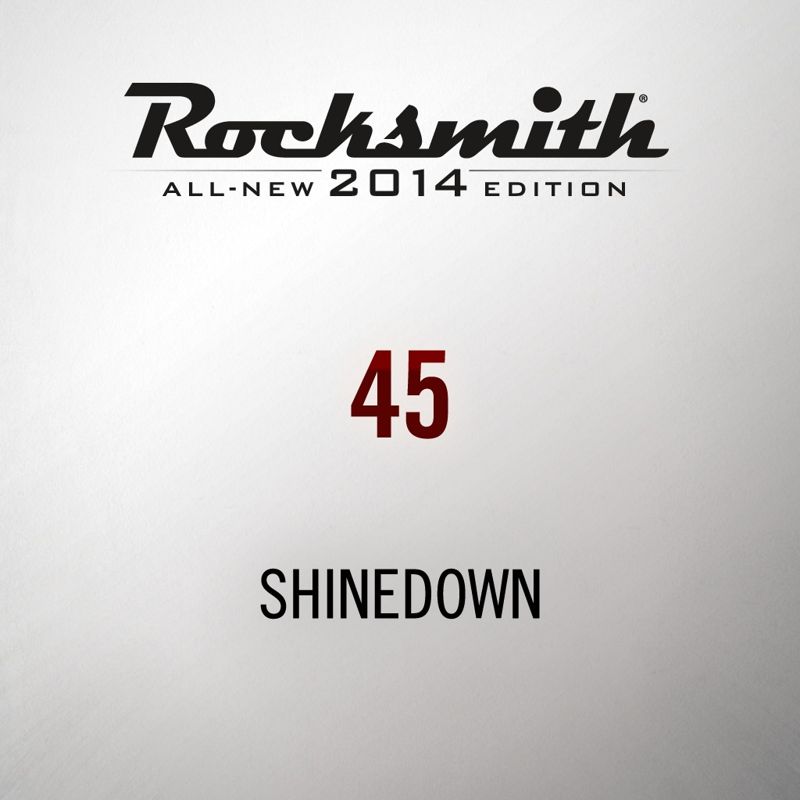Front Cover for Rocksmith: All-new 2014 Edition - Shinedown: 45 (PlayStation 3 and PlayStation 4) (Download release)