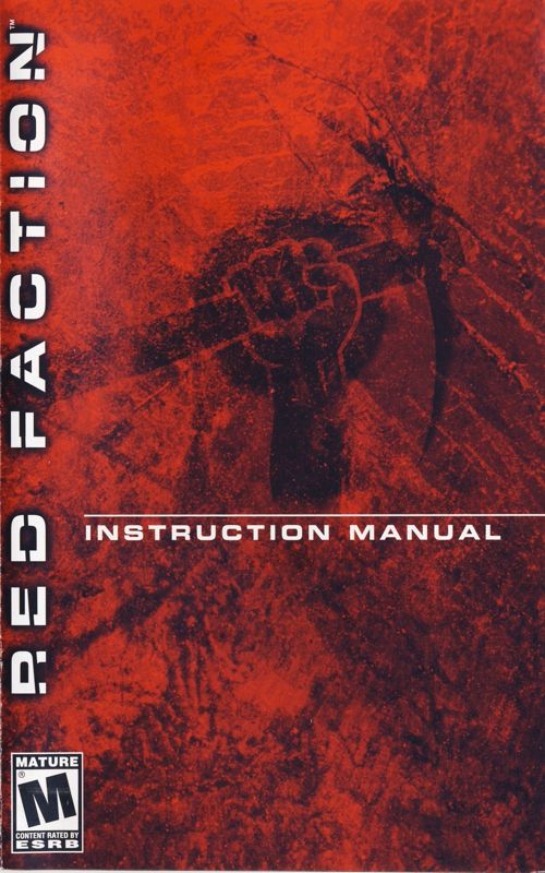 Manual for Red Faction (PlayStation 2) (Greatest Hits release): Front