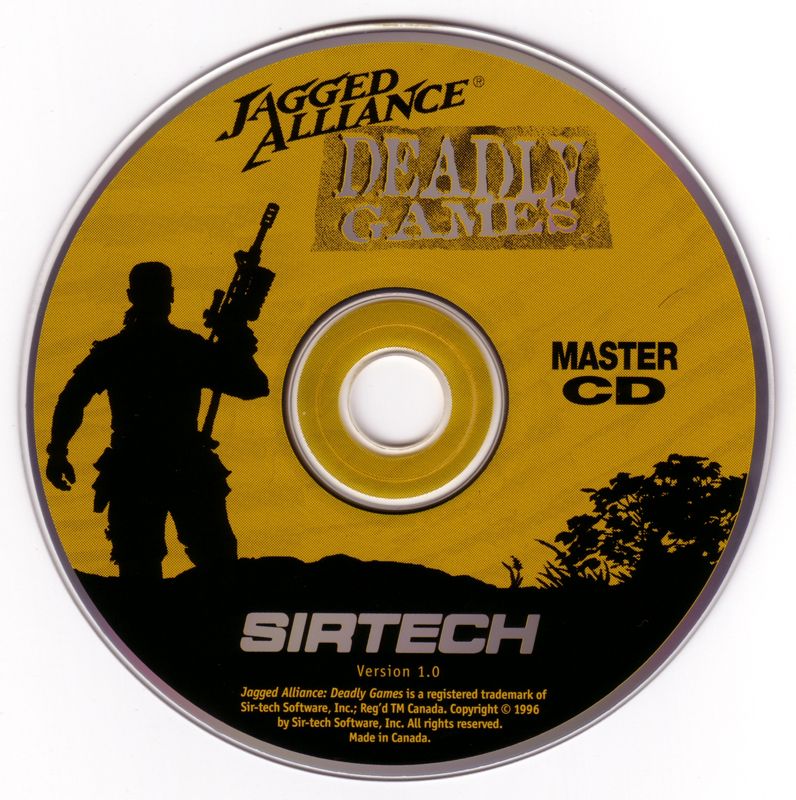 Media for Megapak 8 (DOS and Windows and Windows 3.x): Jagged Alliance: Deadly Games Disc