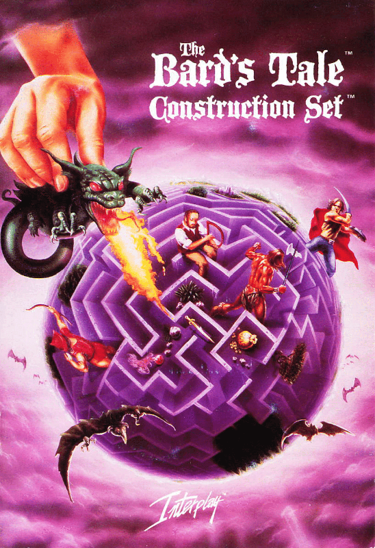 Manual for The Bard's Tale Construction Set (DOS): Front