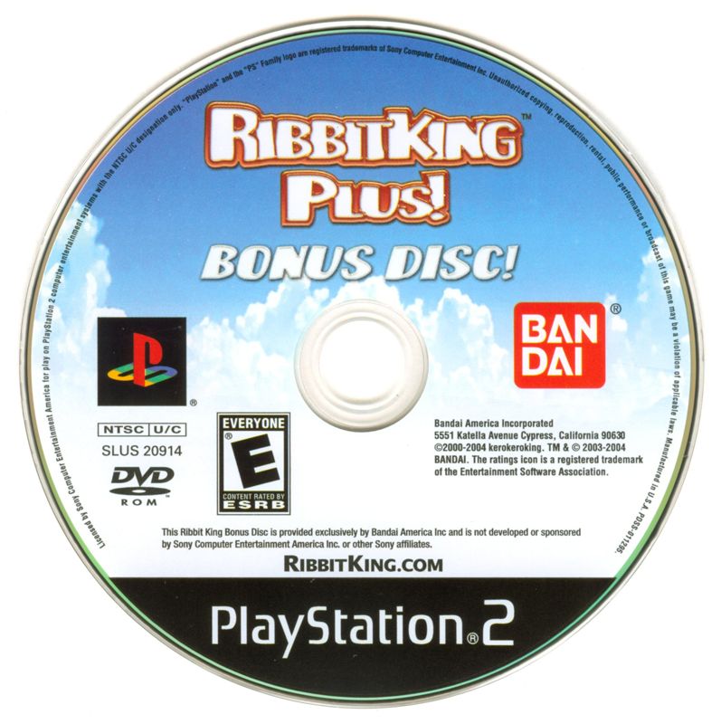 Media for Ribbit King (PlayStation 2): Bonus Disc