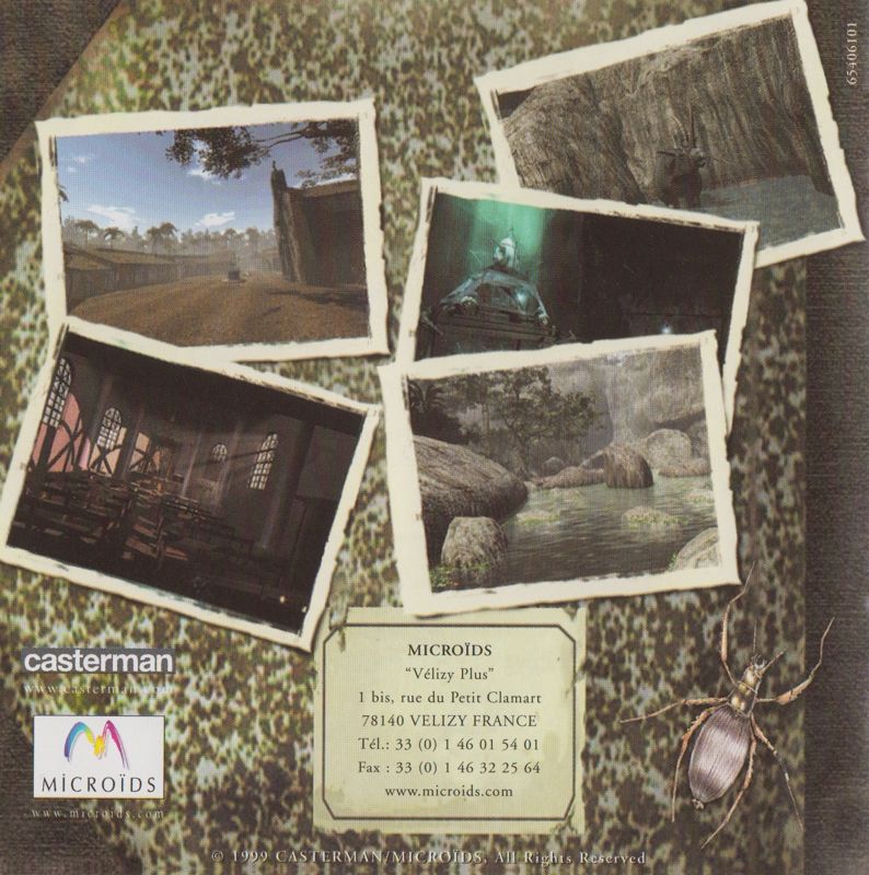 Manual for Amerzone: The Explorer's Legacy (Windows) (Alternate cover): Back