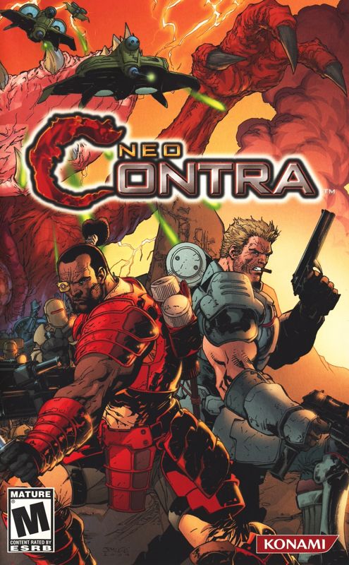 Manual for Neo Contra (PlayStation 2): Front