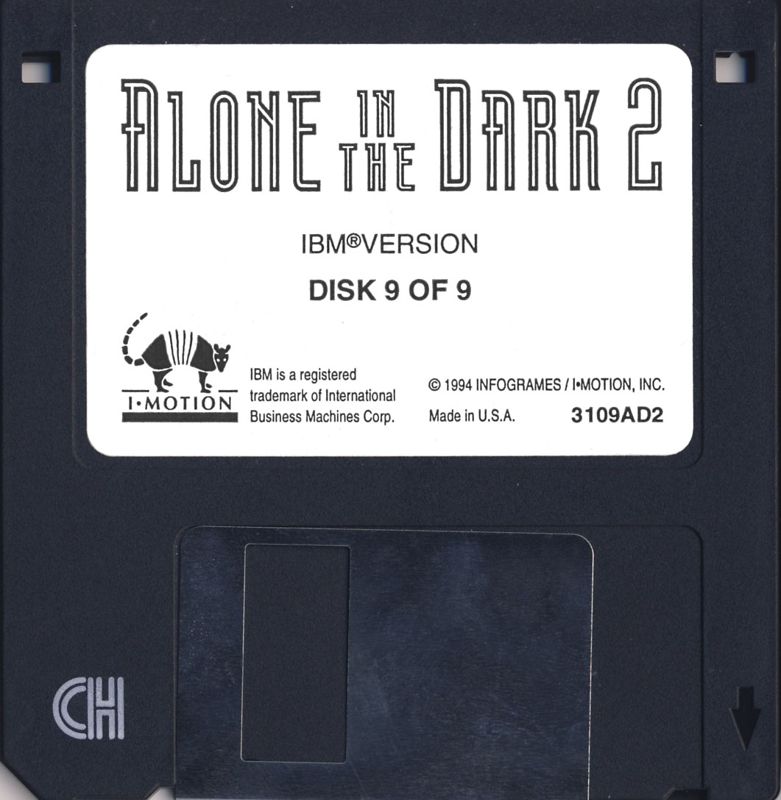 Media for Alone in the Dark 2 (DOS) (Floppy Disk Version): Disk 9