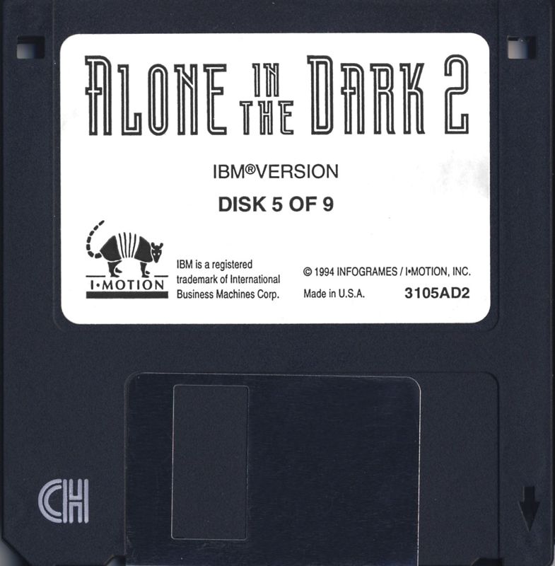 Media for Alone in the Dark 2 (DOS) (Floppy Disk Version): Disk 5