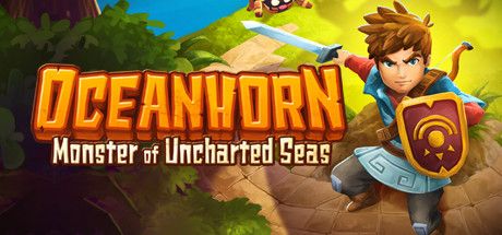 Front Cover for Oceanhorn: Monster of Uncharted Seas (Macintosh and Windows) (Steam release)