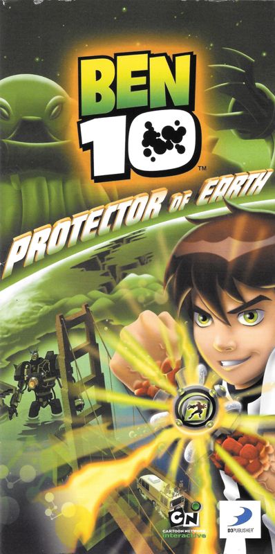 Manual for Ben 10: Protector of Earth (PSP): Front