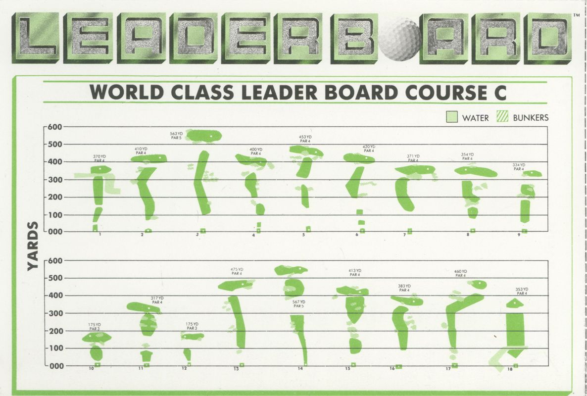 Extras for Leader Board Par 3 (ZX Spectrum): World Class Leader Board Course C