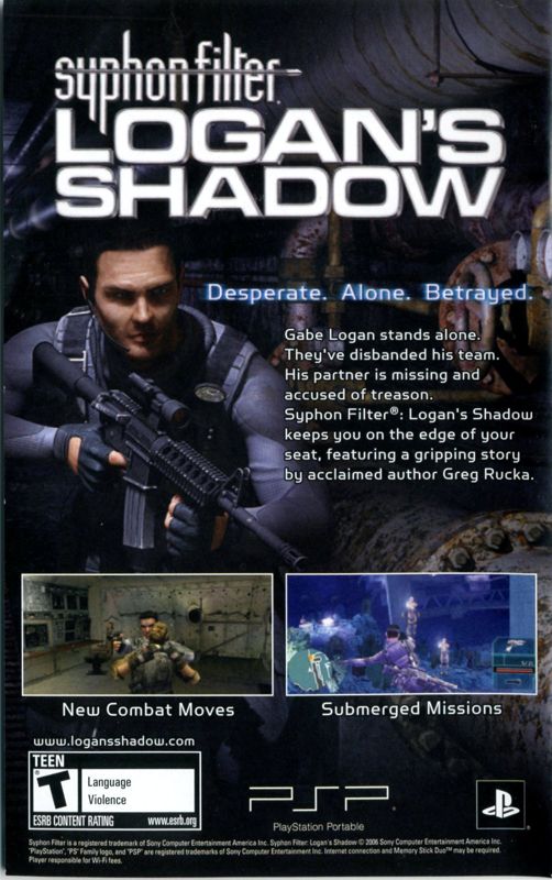 Syphon Filter Dark Mirror Sony Playstation 2 Game