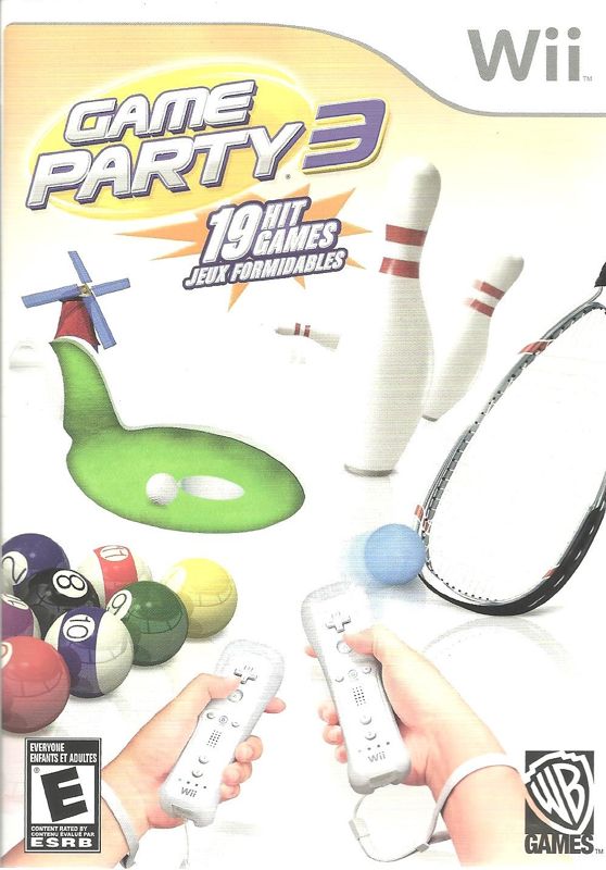 Front Cover for Game Party 3 (Wii)