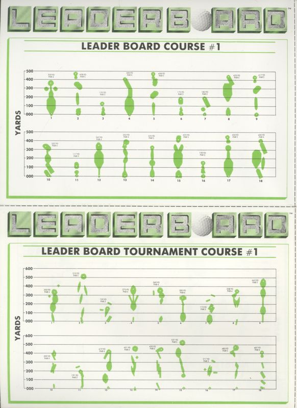 Extras for Leader Board Par 3 (ZX Spectrum): Leader Board Course #1
