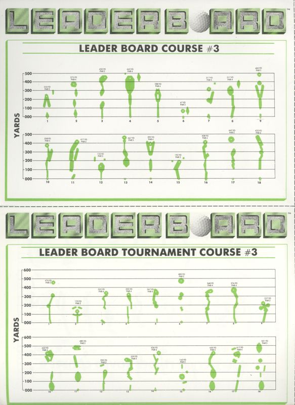 Extras for Leader Board Par 3 (ZX Spectrum): Leader Board Course #3