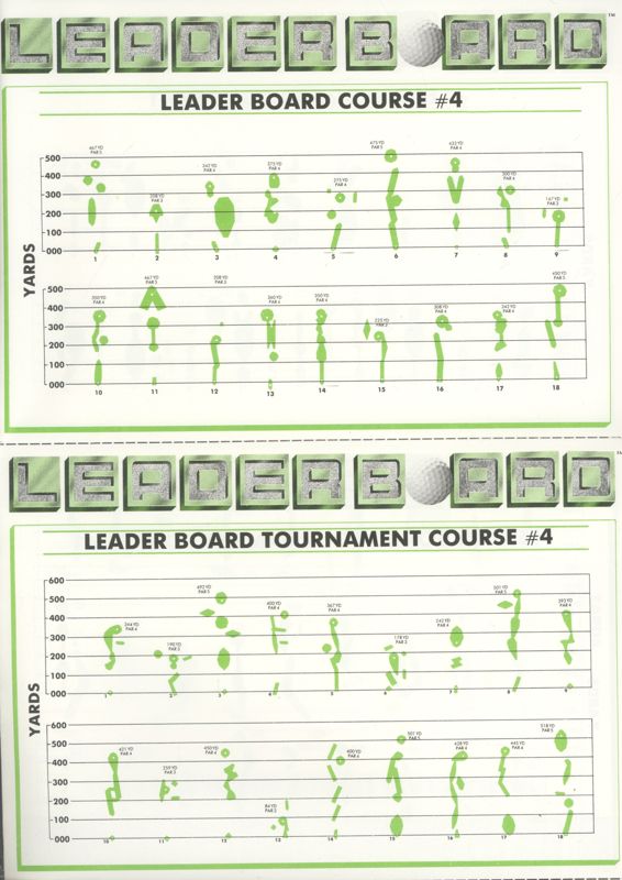 Extras for Leader Board Par 3 (ZX Spectrum): Leader Board Course #4