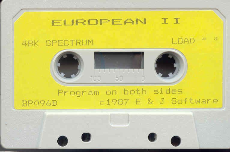 Media for European II (ZX Spectrum)