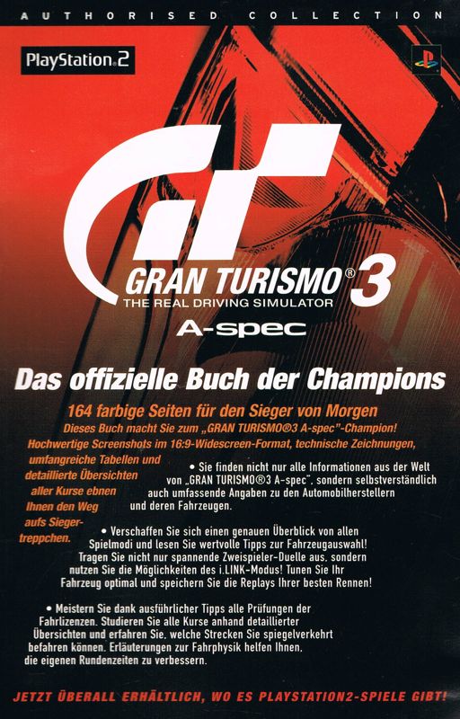 Gran Turismo A Spec Cover Or Packaging Material MobyGames