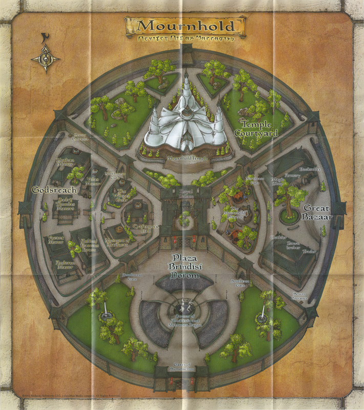 Map for The Elder Scrolls III: Tribunal (Windows): Side 2