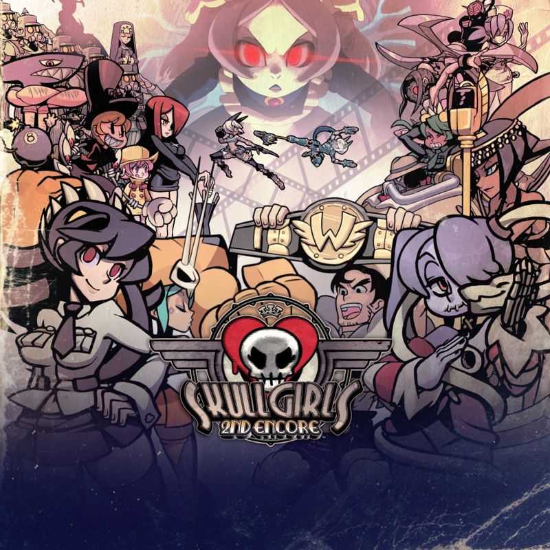 Front Cover for Skullgirls: 2nd Encore (PlayStation 4) (PSN release)