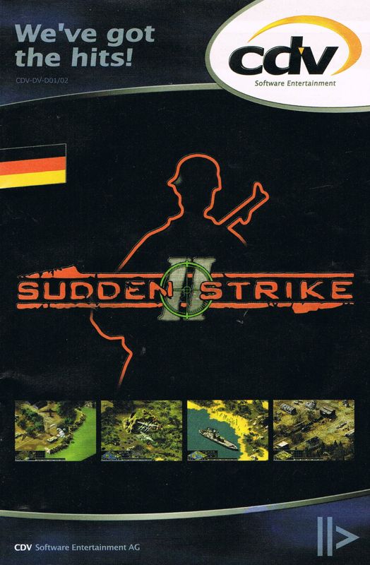 Advertisement for Sudden Strike II (Windows): Catalog - Front