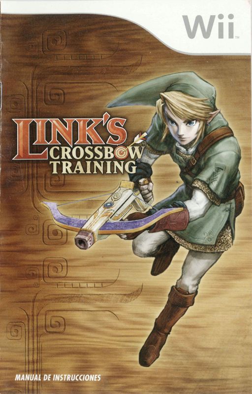 Manual for Link's Crossbow Training (Wii) (Bundled with Wii Zapper): Front