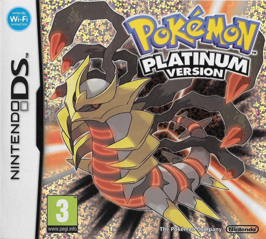 Pokémon Platinum Version Cover Or Packaging Material Mobygames 