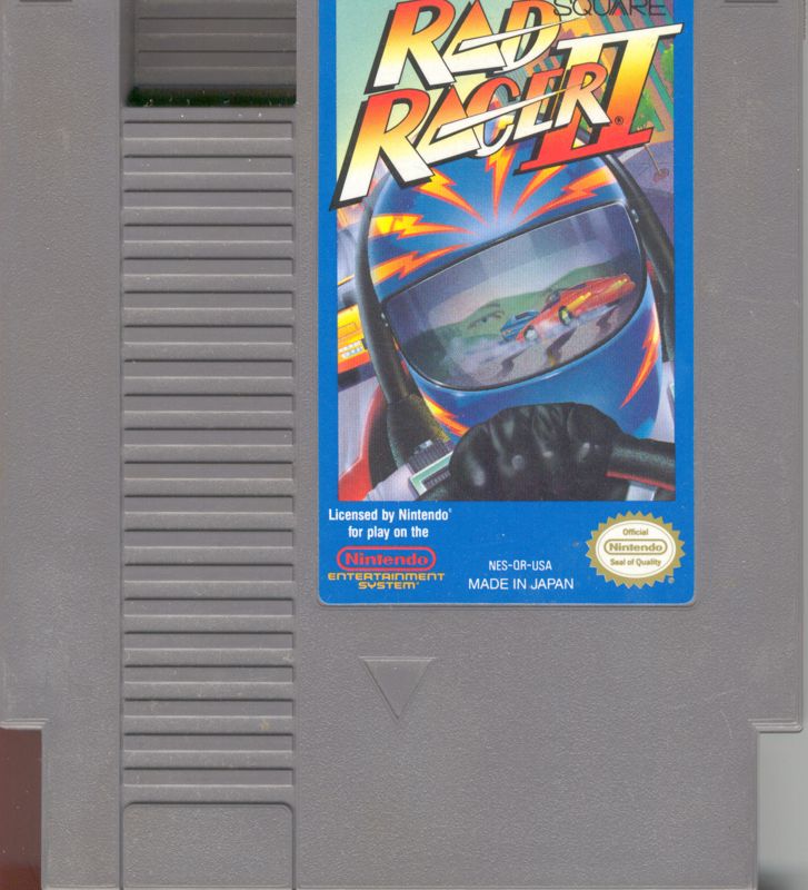 Media for Rad Racer II (NES)