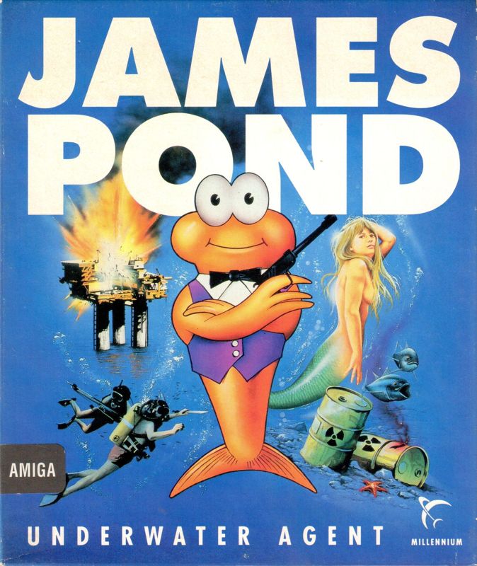 Front Cover for James Pond: Underwater Agent (Amiga)