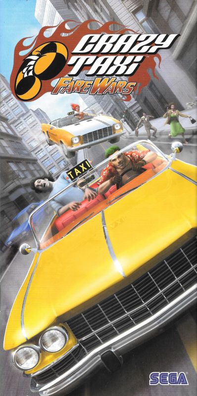 Manual for Crazy Taxi: Fare Wars (PSP): Front