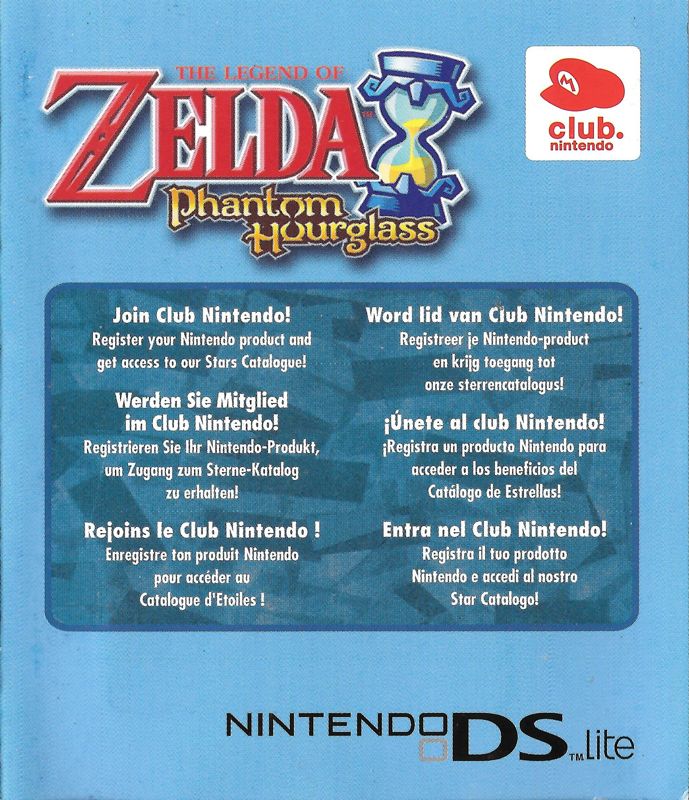 Advertisement for The Legend of Zelda: Phantom Hourglass (Nintendo DS): Front
