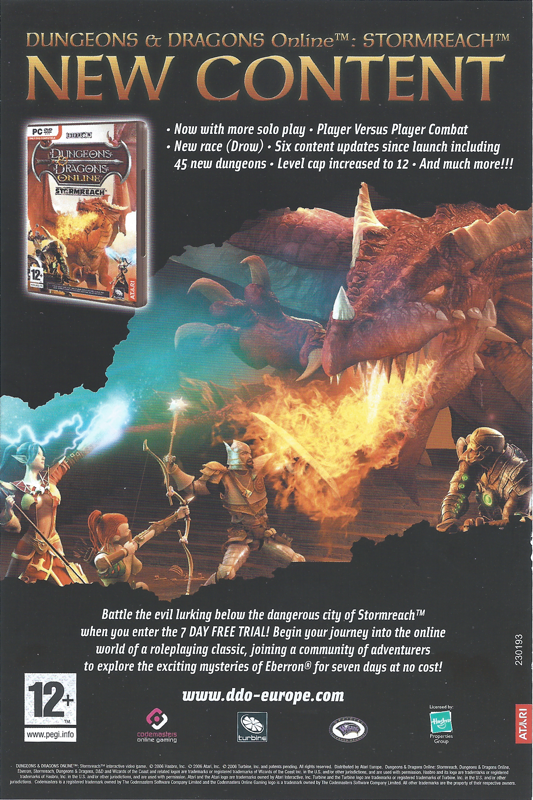 Advertisement for Neverwinter Nights 2 (Windows): Front