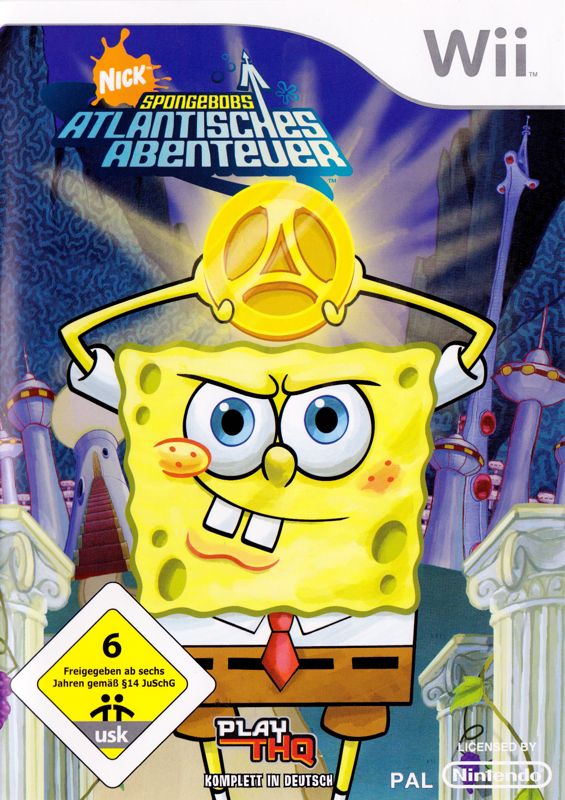 Front Cover for SpongeBob's Atlantis SquarePantis (Wii)