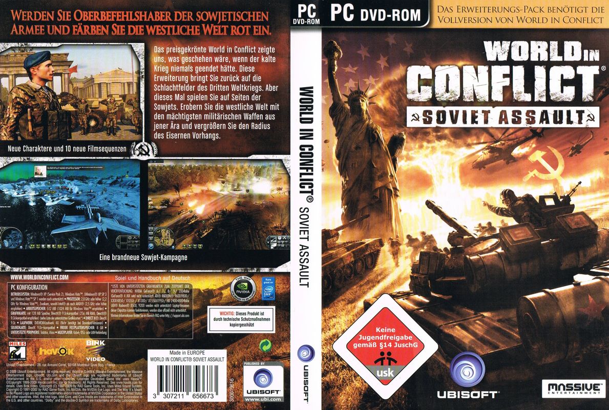 World in Conflict: Soviet Assault cover or packaging material - MobyGames