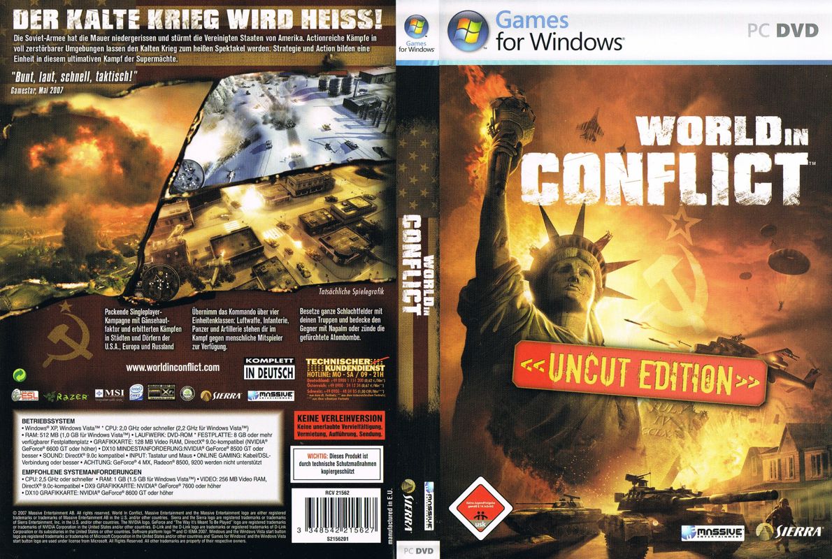 Full Cover for World in Conflict (Windows) (Uncut Edition)