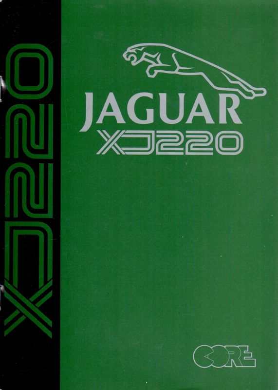 Manual for Jaguar XJ220 (Amiga)