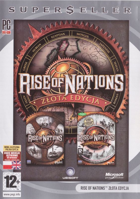 Front Cover for Rise of Nations: Gold Edition (Windows) (Super$eller release)