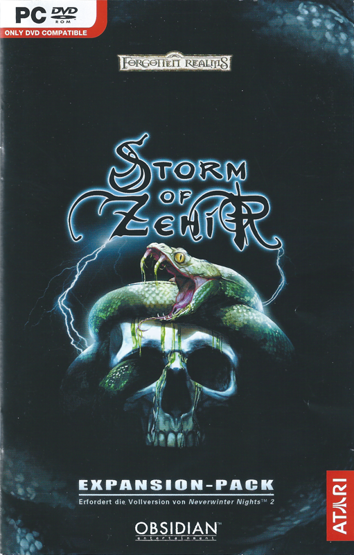 Manual for Neverwinter Nights 2: Storm of Zehir (Windows): Front