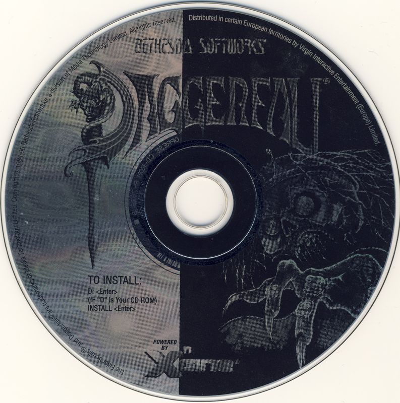 Media for The Elder Scrolls: Chapter II - Daggerfall (DOS)