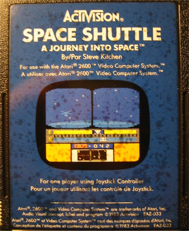Media for Space Shuttle: A Journey into Space (Atari 2600)