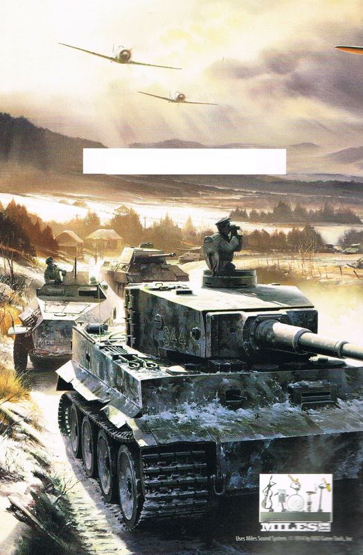 Manual for Panzer Tactics HD (Special Edition) (Windows): Back