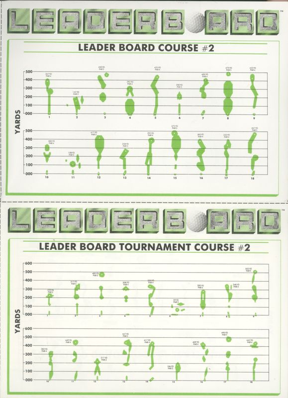 Extras for Leader Board Par 3 (ZX Spectrum): Leader Board Course #2