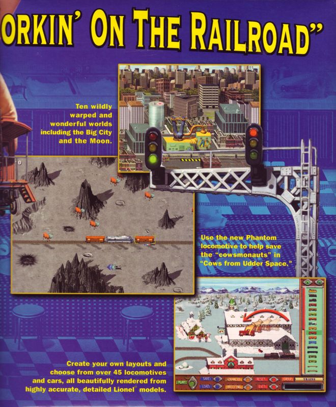 Inside Cover for 3-D Ultra Lionel Train Town Deluxe (Windows): Right