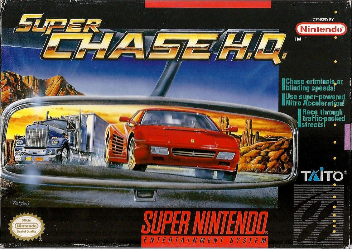 Front Cover for Super Chase: Criminal Termination (SNES)