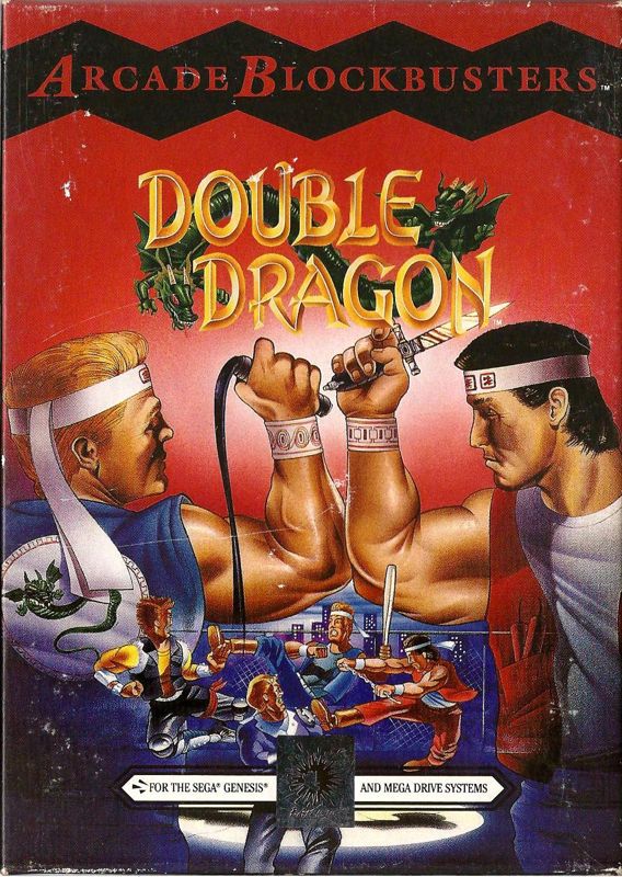 Front Cover for Double Dragon (Genesis)