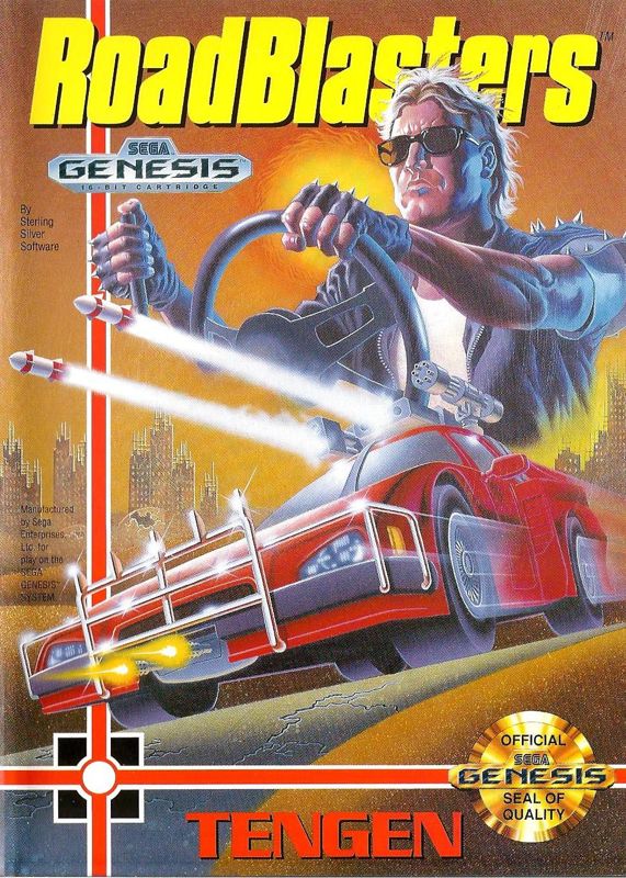 Front Cover for RoadBlasters (Genesis)
