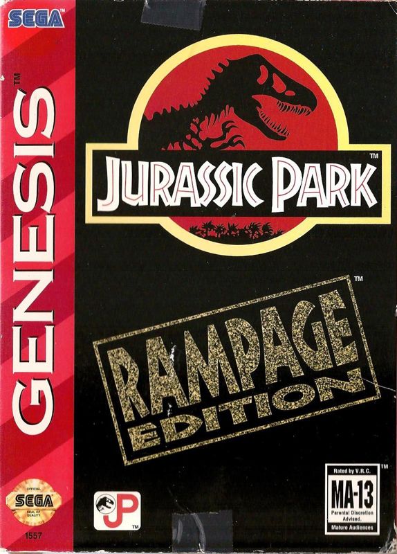Front Cover for Jurassic Park: Rampage Edition (Genesis)