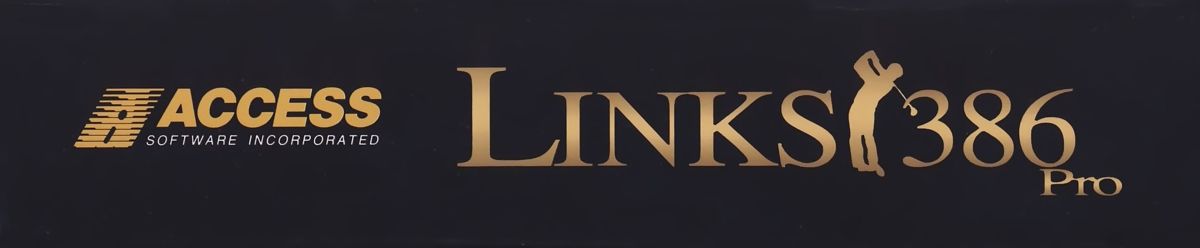 Spine/Sides for Links 386 Pro (DOS): Top