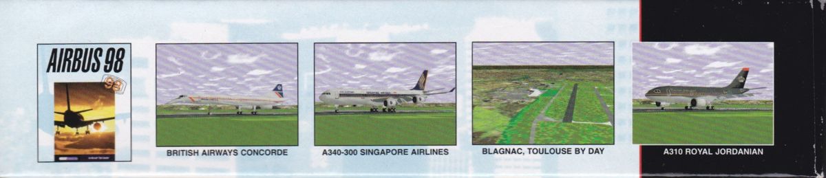 Spine/Sides for Singapore Scenery: For Microsoft Flight Simulator (Windows): Bottom half of box: Bottom