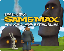 Front Cover for Sam & Max: Season Two - Moai Better Blues (Windows) (GameTap download release)