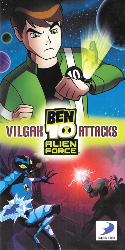 Manual for Ben 10: Alien Force - Vilgax Attacks (PSP): Front