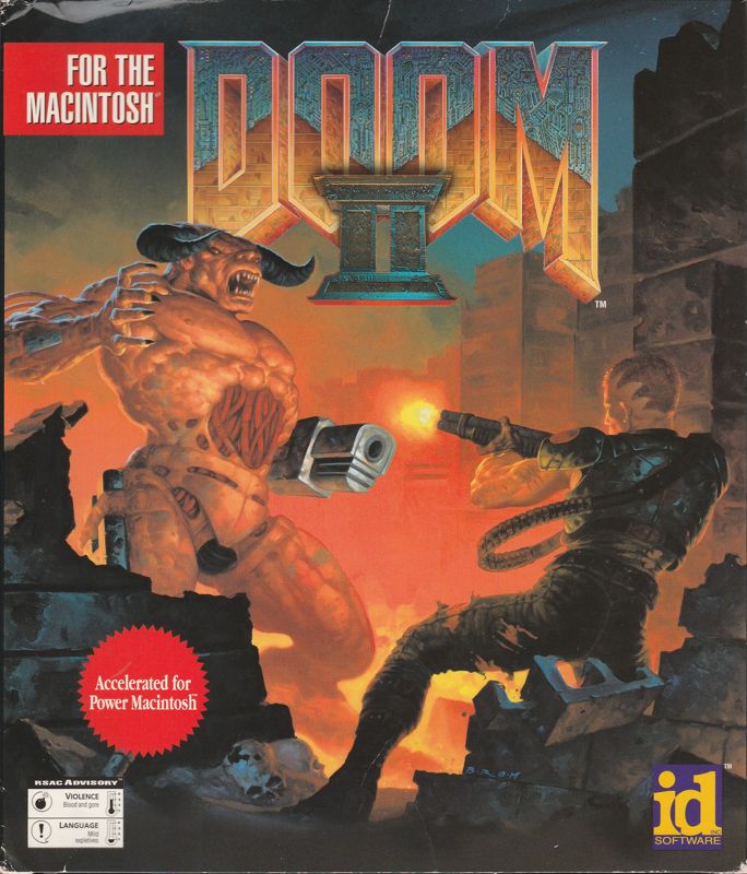 Front Cover for Doom II (Macintosh)