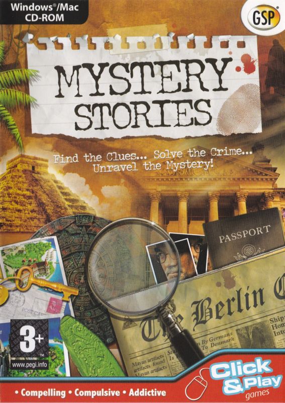 Front Cover for Mystery Stories (Macintosh and Windows)